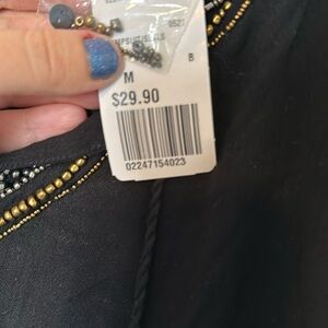 FOREVER 21 NWT black M Romper